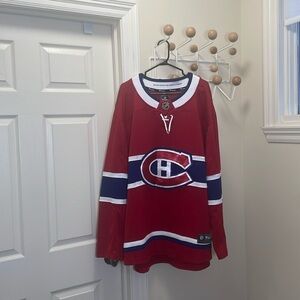 Fanatics - NHL Montreal Canadians Jersey Pullover - Red / Blue - XXL